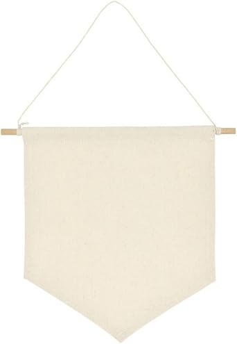 MagiDeal Enamel Pin Wall Display Banner - Organize and Display Your Enamel Pins, Buttons, Patches, Badges & Lapels Collections On Walls - Made of Organic Cotton Cloth. (Blank Canvas)