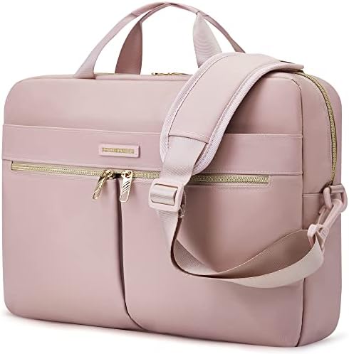 LIGHT FLIGHT 15.6/17.3 Inch Laptop Bag, Briefcase for Women, Large Laptop Case Computer Bag Office Travel Business, Nylon | 15.6/17.3 Inch, Large, Office, Travel, Business, Nylon