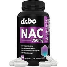 NAC Supplement N-Acetyl Cysteine Pills - 750mg N Acetyl Cysteine Pure Vitamin Capsule - Daily Liver Support Formula for Lung Cleanse Health, Kidney Detox, Brain & Respiratory Supplements - 90 Capsules