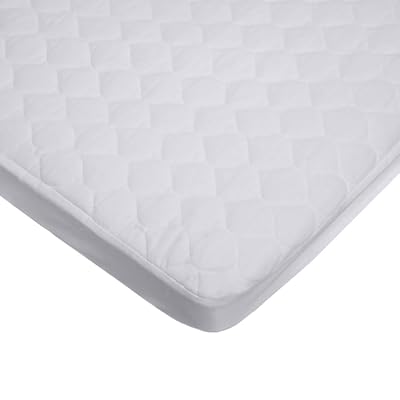 American Baby Company Waterproof Fitted CradleBassinet Mattress Protector 33 x 15 - 100% Cotton Quilted Top, Noiseless, Ultra-Soft & Breathable CradleBassinet Mattress Pad Cover
