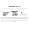 Student Behavior Report Forms on 2 Part Carbonless Paper (Pack of 250)