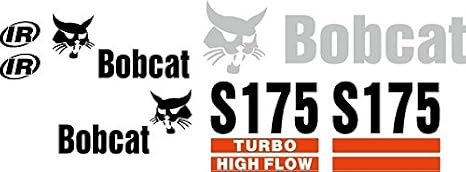 S175 Bobcat Excavator Decal Set Whole Machine