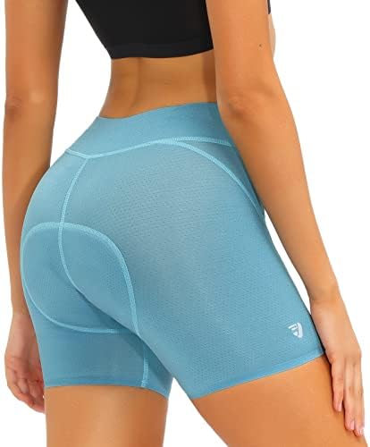 Padded Bike Shorts Women Cycling Underwear Bicycle Biking Biker Short with 4D Padding Super Lightweight Breathable