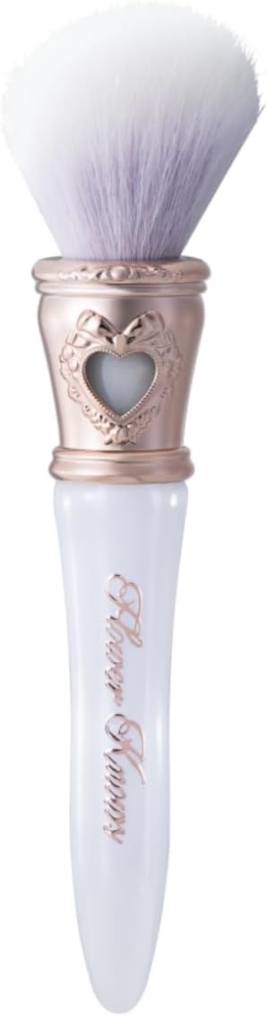 Flower Knows Bunny Garden Blush Brush,Soft Powder Brush For Cheeks,Face Makeup Brush For A Sculpted Look(Pearl White)