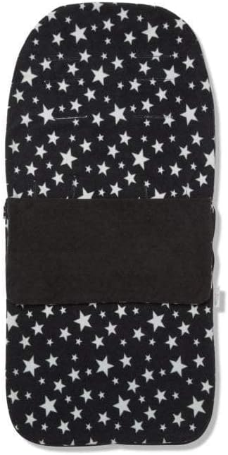 For Your Little One Snuggle Summer Footmuff Compatible with Orbit Baby - Black Star - Fits All Models