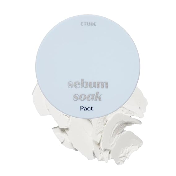 ETUDE Sebum Soak Pact Setting Powder, Oil Control, Matte
