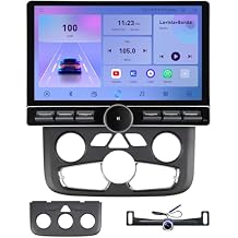 10 inch Touchscreen Car Stereo Radio for Dodge Ram 1500 2500 3500 2013-2018(Manual & Auto AC) Replacement Dash Kit w/Wired Wireless CarPlay Android Auto GPS Navigation