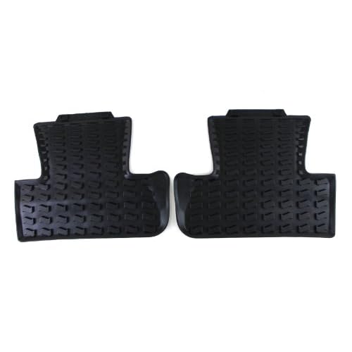 Genuine Audi Accessories 8R0061511041 Black Rubber Rear Floor Mat for Audi Q5
