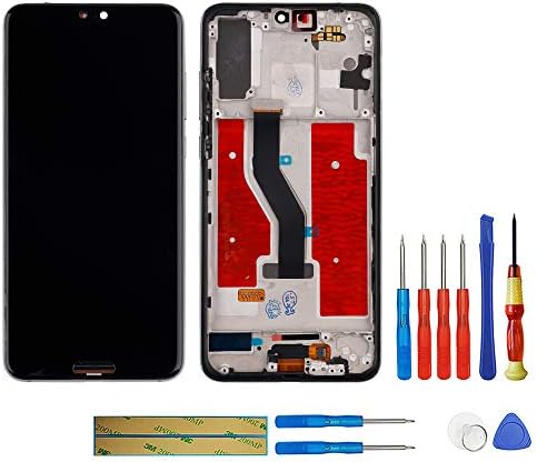 TFT Compatible with Huawei P20 Pro Black with Frame LCD Display Touch Screen Display  Tools