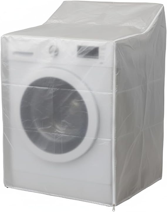 Washer and Dryer Covers - Washing Machine Cover for Top Load and Front Load - Waterproof and Dustproof with Smooth Zipper Frosted-29 x 28 x 40 Inches