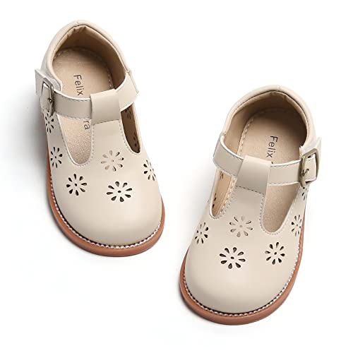 Felix & Flora Toddler Little Girl Mary Jane Dress Shoes - Ballet Flats for Girl Party School Shoes