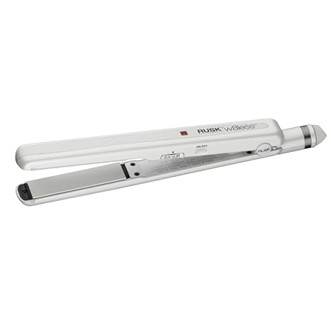 RUSK Engineering W8less Professional Ceramic and Tourmaline Str8 Iron, 1 Inch, Lightweight, Infused with Tourmaline Gemstone, Combined with Sol-Gel Technology