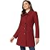 Allegra K Women's Pea Coat Single Breasted Long Sleeve Warm Casual Overcoat with Pockets Winter Outwear