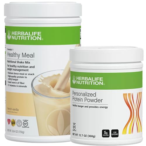 HERBALIFE NUTRITION Formula 1 Duo French Vanilla 750g Healthy Nutritional Shake Mix and Personalized Protein Powder 360g