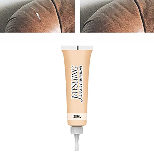 Leather Repair Gel for Furniture, Professional DIY Leather and Vinyl Repair Kit, Liquid Leather Repair Kit, Restorer of Your Couch, Sofa, Car Seat and Your Jacket Beige