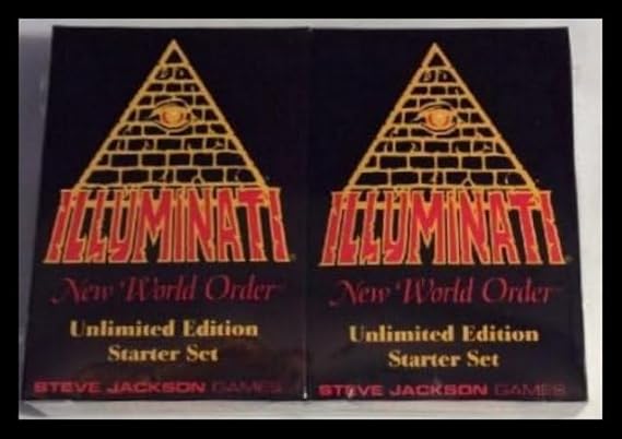 1995 - Illuminati New World Order collectible card game - INWO Unlimited Edition Starter Set Factory Sealed CCG Two