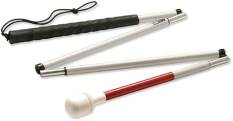Ambutech 4-Sec Folding Graph Cane-Marsh Roller-46in