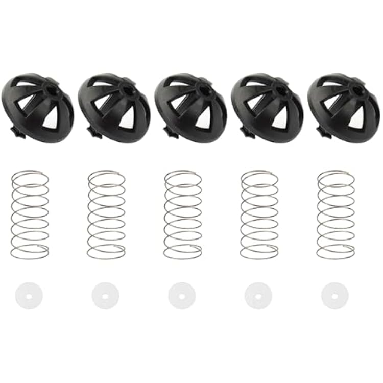 Coffee Machine Brew Basket Bottom Spring Loaded Stopper Kits Replacement Brew Basket For Hamilton Beach Coffee Makers -Fit Models 990117900 990237500 5 Pcs