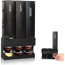 Pod Holder for Nespresso Vertuo Capsules - Wall Mount & Countertop Pod Organizer, Holds 3 Boxes of Coffee Pods, Modern Acrylic Storage for Nespresso Coffee Bar Accessories(Only Shelf)