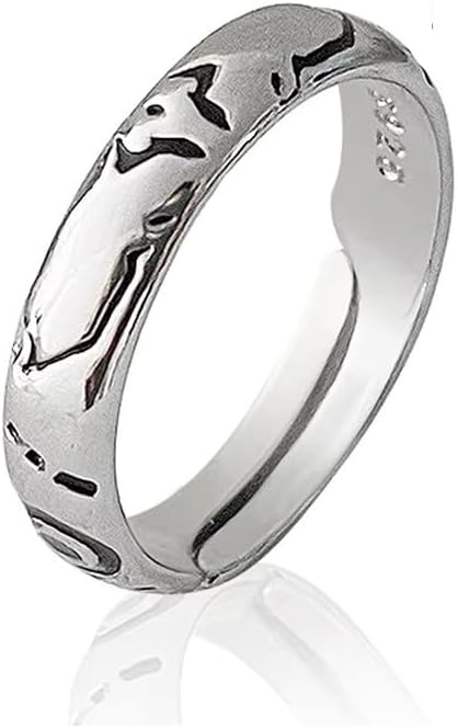 Kaisen Yuta Okkotsu Sukuna Silver Cosplay Accessory Resizable Ring