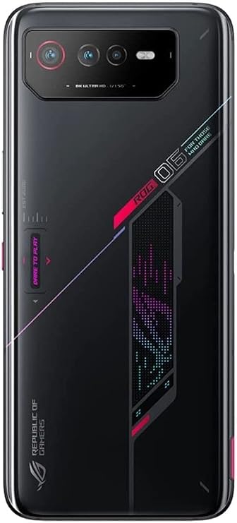 ROG Phone 6 5G 512GB 16GB RAM (GSM Only | No CDMA) Global Version | FACTORY UNLOCKED | Black | not Compatible with Verizon/Sprint | by Asus