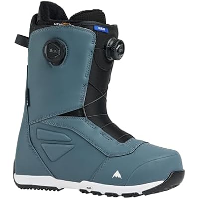 Burton Mens Ruler BOA Snowboard Boots, Size 8, Pewter