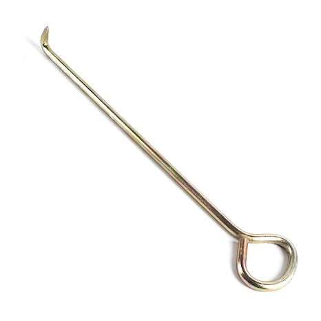 Portable Drain Grate Lifter for Removing Cover, Multipurpose Manhole Lifting Key with Rotated Handle, Metal Hook Pulling Tool for Sewer Lids