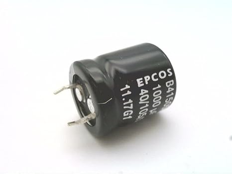 EPCOS B41505A8108M000 10.00 MM LS, 1000UF, 20%, 22.00 X 27.00 MM, 63V, Capacitor, ELECTROLYTIC, LIHR