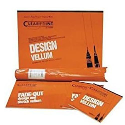 Clearprint Vellum Sheets with Engineer Title Block, 11x17 Inches, 16 lb., 60 GSM, 1000H 100% Cotton, 100 SheetsPack, Translucent White 10221516