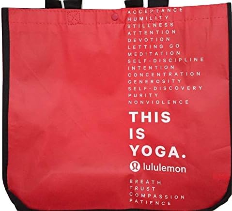 LULULEMON NEW SHOPPING Red Beach Swimming Towel GYM TOTE BAG YOGA DANCE TENNIS GOLF GYM BEACH SKATE - Large Bag - Limited Edition