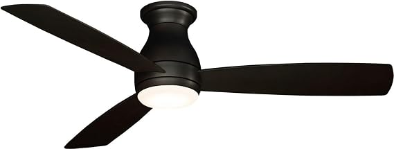 Fanimation Hugh 52 inch Indoor/Outdoor Ceiling Fan with LED Light Kit - Dark Bronze