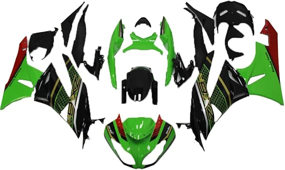 US STOCK Green Black Fairing Fit for Kawasaki Ninja 2009-2012 ZX6R 636
