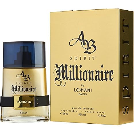Limited Edition AB Spirit Millionaire By: Lomani, Men's 3.3 oz EDT -Gift Included With Order-