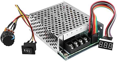 10-55V 60A 5000W Reversible DC Motor Speed Controller PWM Control Soft Start