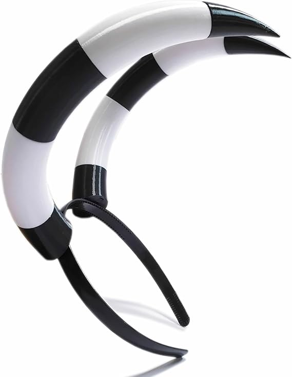 COSNOBLE Blitzo Cosplay Horns Headwear Anime Blitzo Hairclip Headband Prop Costume