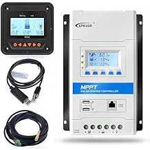 EPEVER Latest MPPT 30A Solar Charge Controller, 12V/24V TRIRON 3210N Intelligent Modular-Designed Regulator with Software Moblie APP -Updated Version of Tracer A/an Series&RS485&MT50&RTS