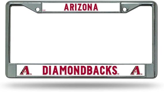 Rico Industries MLB Chrome License Plate Frame