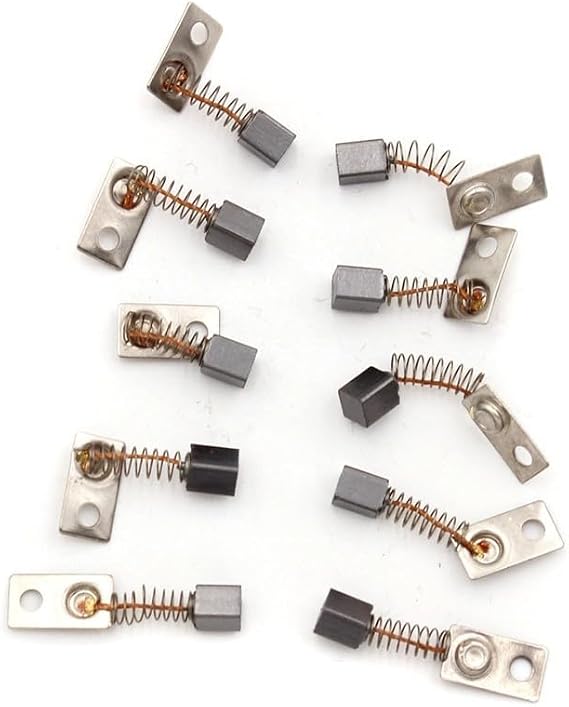 Carbon Brushes for Saeyang Series Micromotor Handpiece, 3x3x4mm Replacement Parts for Dental Grinding Machine SM45C 10pcs