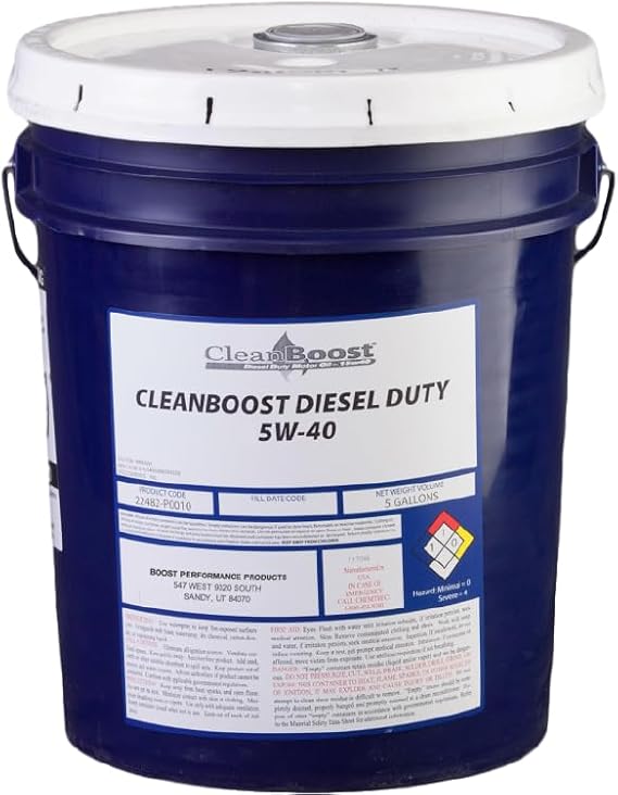Diesel Duty 5w40 Synthetic Motor Oil, Heavy Duty Diesel Engine, 5 Gallon