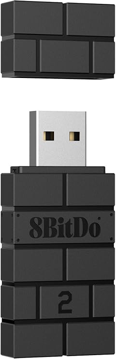 8Bitdo Wireless USB Adapter 2 for SwitchSwitch OLED Windows PCMac and Raspberry Pifor PS5PS4Switch Pro Controller and More