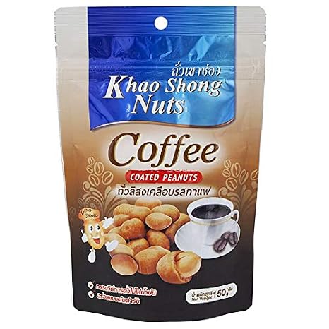 Khao Shong Nuts, Coffee Coated Peanuts 150g