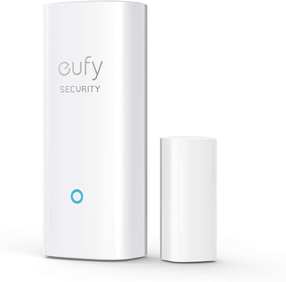 eufy Security Entry Sensor, Detects Opened and Closed Doors or Windows, Door Monitoring, Sends Alerts, Triggers Siren, Requires HomeBase, 24/7 Monitoring Optional