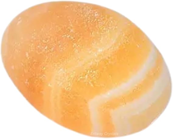 Erliway Yellow Calcite Healing Crystal Stones, 1.25-2.0" Large Reiki Healing Gemstones Natural Tumbled Polished Stones for Energy Witchcraft Therapy Meditation