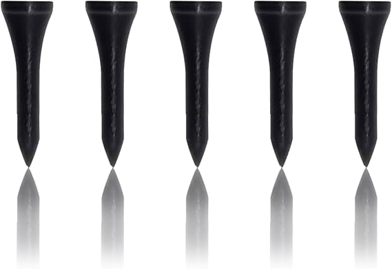 Wooden Golf Tees 3-1/4", 2-3/4", 1-1/2" Available,100 Count (Natural Color, White, Black, Blue, Red, Pink)