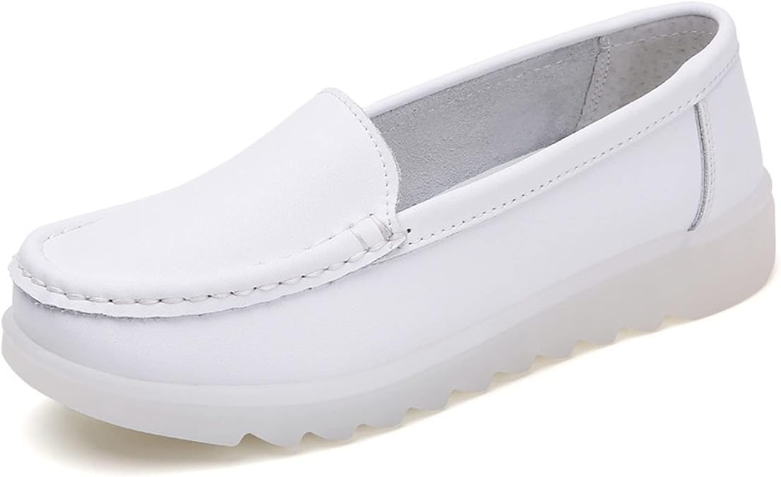 White Nursing Shoes Women,Professional Oil and Slip-Resistant Healthcare Bunions Nurse Shoes,Comfortable Breathable Work Chef Shoes for Women Food Service