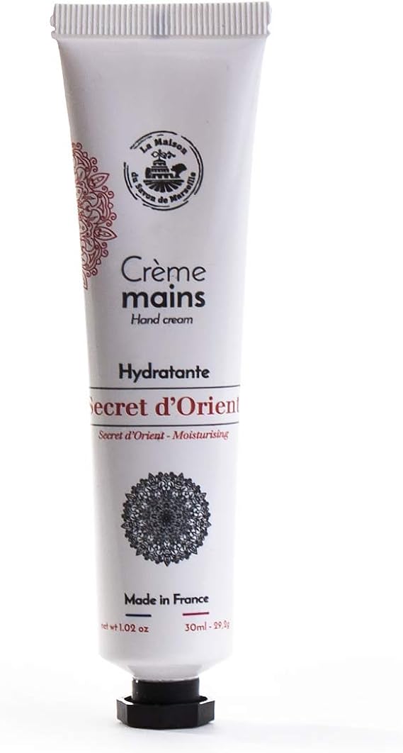 Maison du Savon de Marseille - Secret d'Orient Hand Cream - Organic Moisturiser For Dry Skin - 30ml Tube
