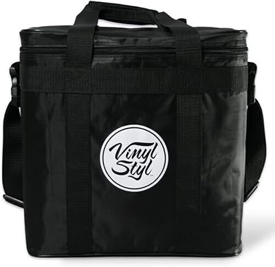 Vinyl Styl Padded Turntable & Record Bag, Black VNST68502