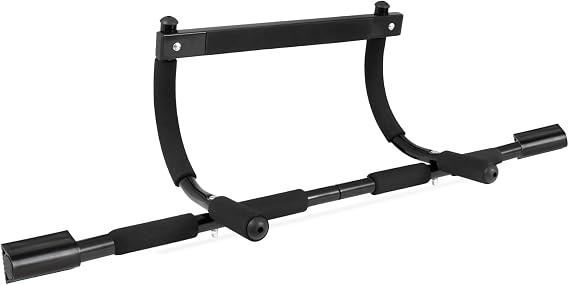 Prosource Fit Pull Up Bar, Door Mount/Wall Mountable Collapsible Multi-Grip Upper Body Workout Muscle Training Equipment