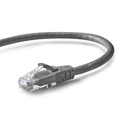 NavePoint Patch Cable, CAT5e, 24AWG/7 * 0.18 MM, 100 Ft, Gray