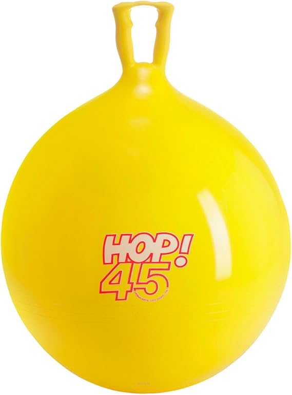 Gymnic Hop 45 Ride on Bounce Toy 18'' (Yellow)